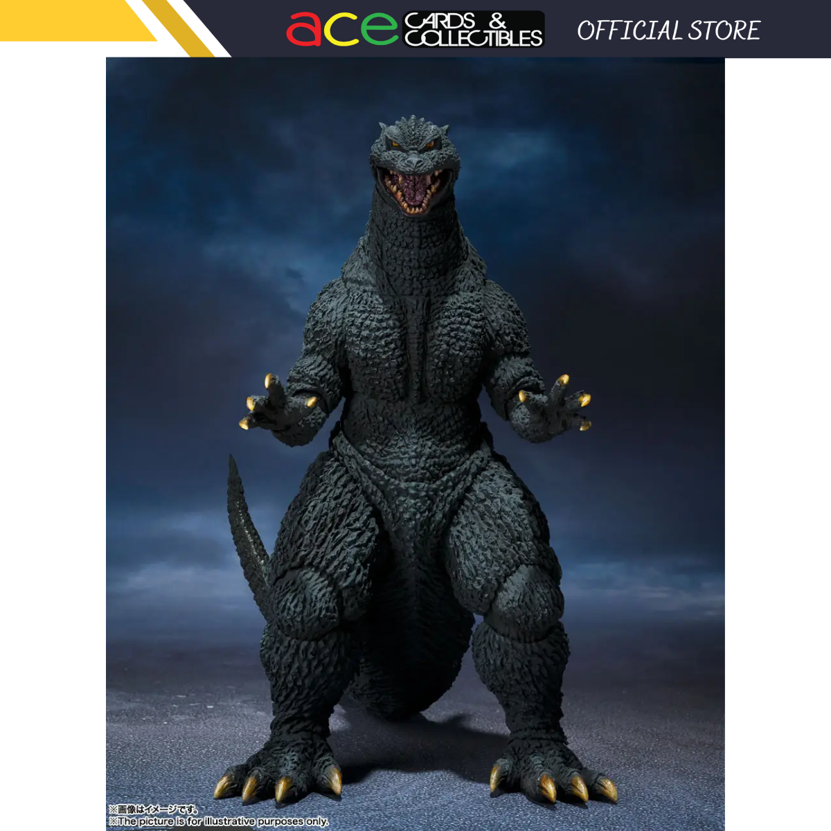 S.H.MonsterArts "Godzilla [2004]" (Reissue)-Tamashii-Ace Cards & Collectibles