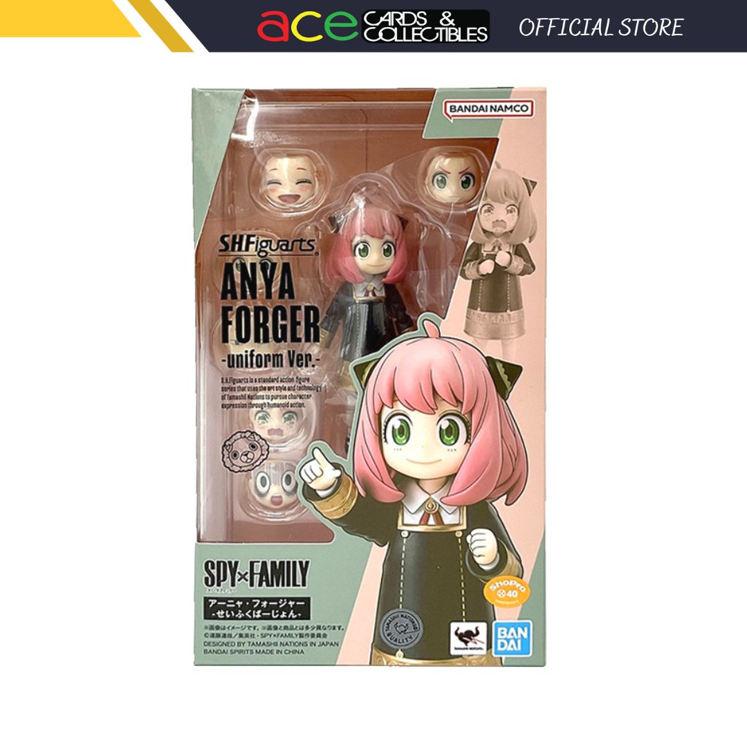 Spy x Family S.H Figuarts &quot;Anya Forger&quot; (Uniform Ver.)-Tamashii-Ace Cards &amp; Collectibles