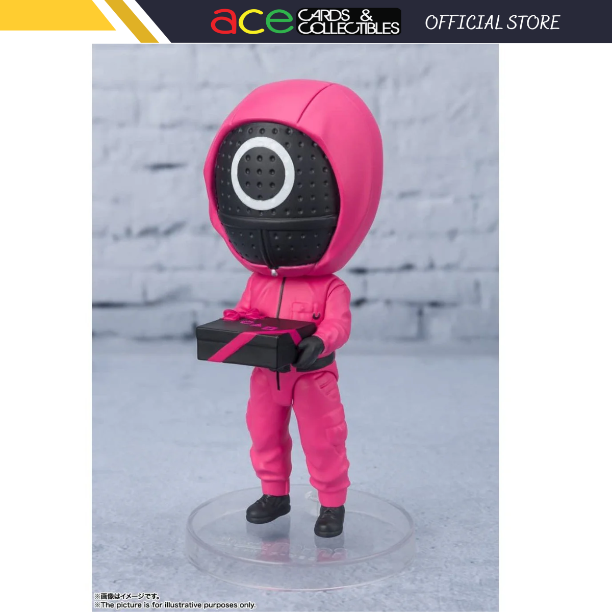 Squid Game Figuarts Mini "Masked Worker"-Tamashii-Ace Cards & Collectibles