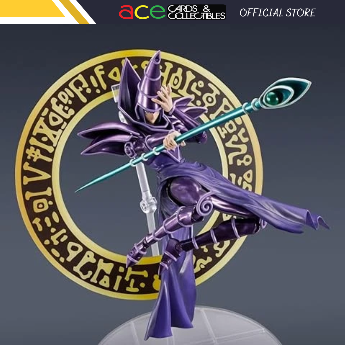 Tamashii S.H.MonsterArts Yu-Gi-Oh! Dark Magician Figure-Tamashii-Ace Cards & Collectibles