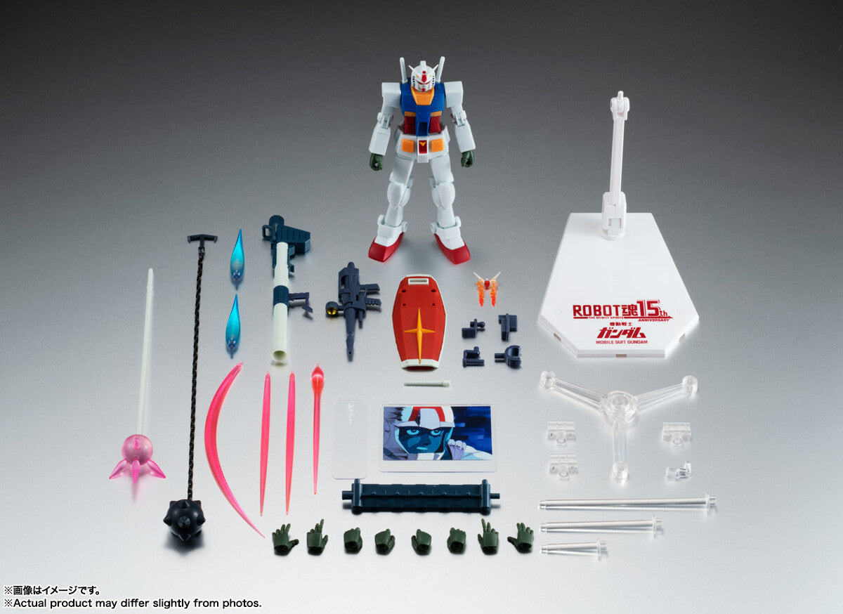 The Robot Spirits 15th Anniversary RX-78-2 Gundam Ver. A.N.I.M.E.-Tamashii-Ace Cards & Collectibles