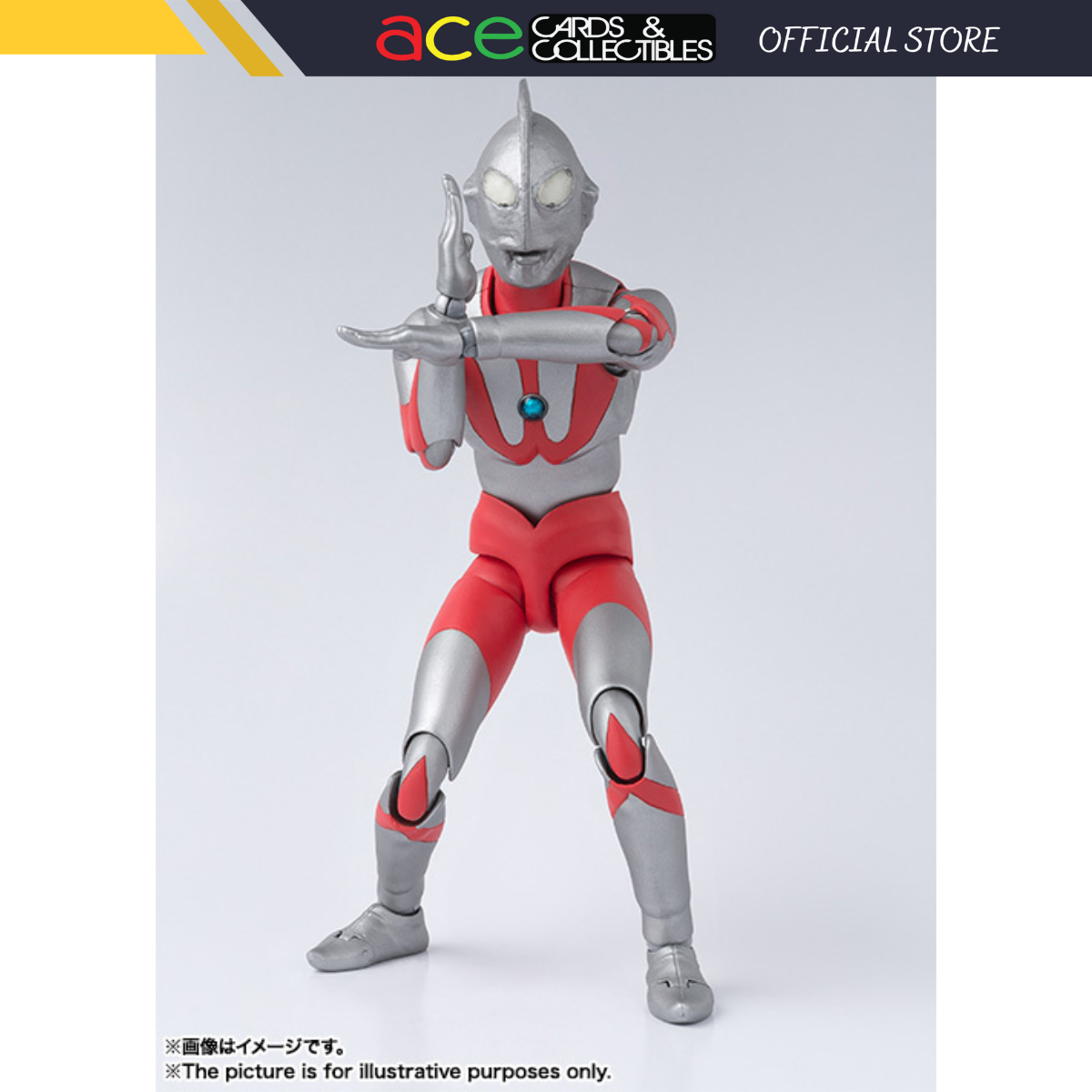 Ultraman S.H.Figuarts "Ultraman A Type" (Reissue)-Tamashii-Ace Cards & Collectibles