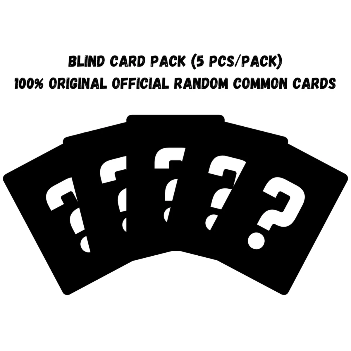 Blind Card Pack - Original Official Random Common Cards (5pcs / Pack)-The Pokémon Company International-Ace Cards & Collectibles
