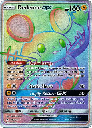 Dedenne GX -Single Card-The Pokémon Company International-Ace Cards &amp; Collectibles