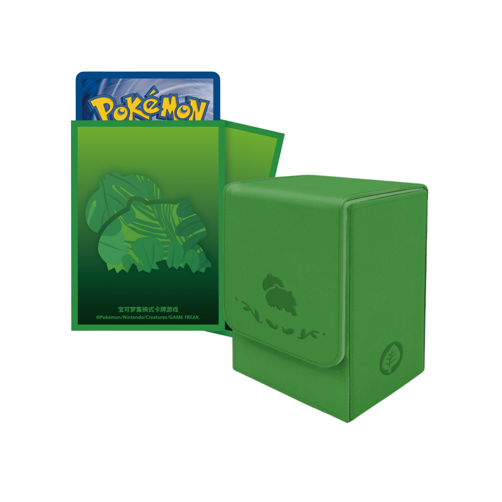 Pokemon TCG: 151 First Partner 宝可梦集换式卡牌游戏 收集啦151 最初的伙伴精品礼盒 (收纳盒/卡套 )-Bulbasaur Sleeve-The Pokémon Company International-Ace Cards & Collectibles