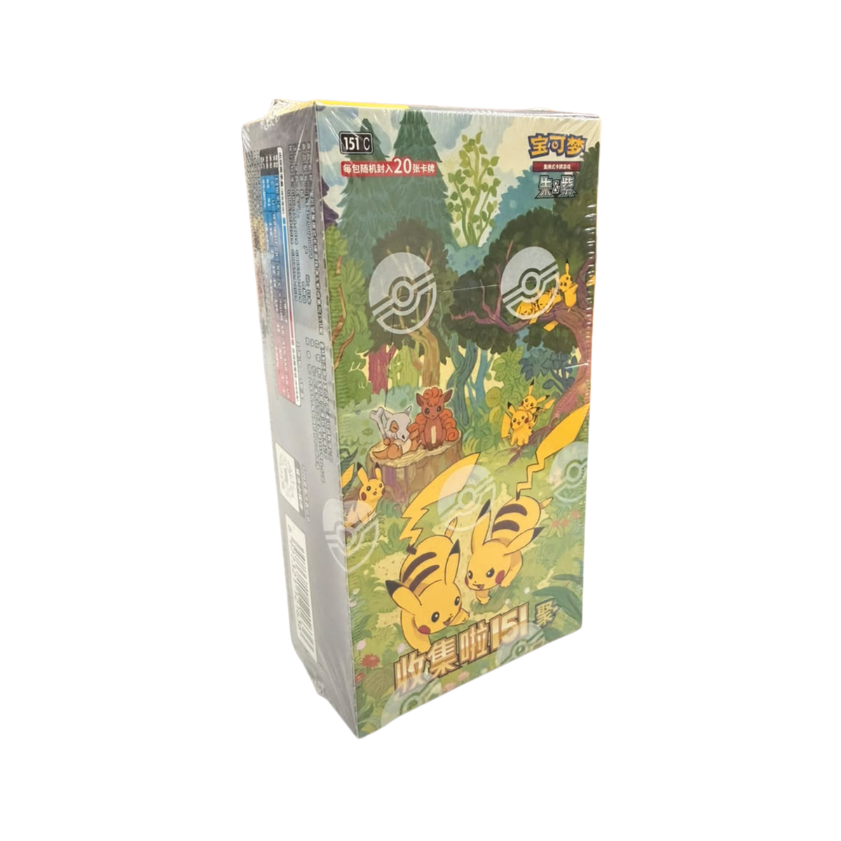 Pokemon TCG: 151 Vol.4 朱&紫 宝可梦集换式卡牌游戏 收集啦151 聚 (Simplified Chinese)-Jumbo 肥包 (盒)-The Pokémon Company International-Ace Cards & Collectibles
