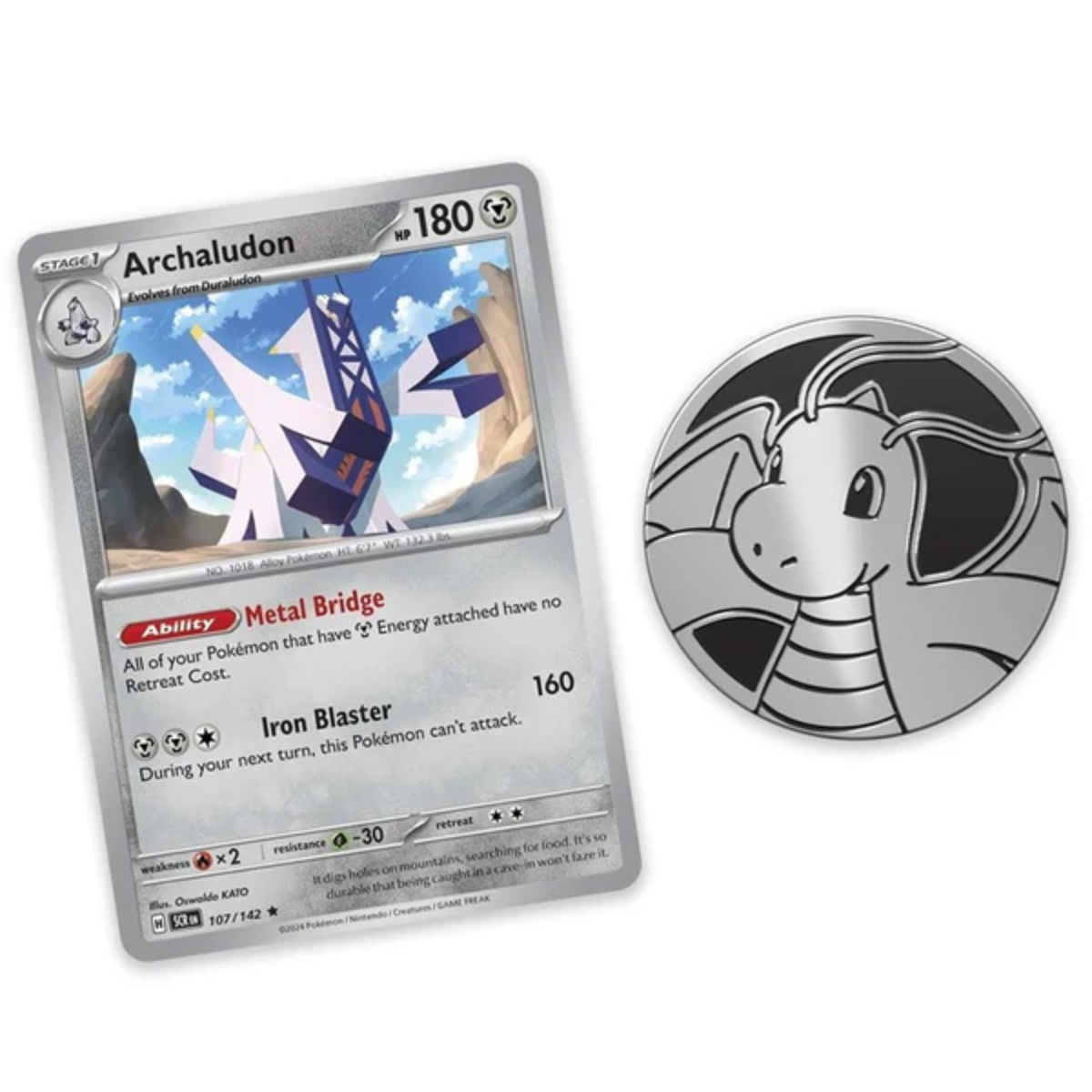 Pokemon TCG: 2 Pack Blister Single Wide (Archaludon)-The Pokémon Company International-Ace Cards &amp; Collectibles