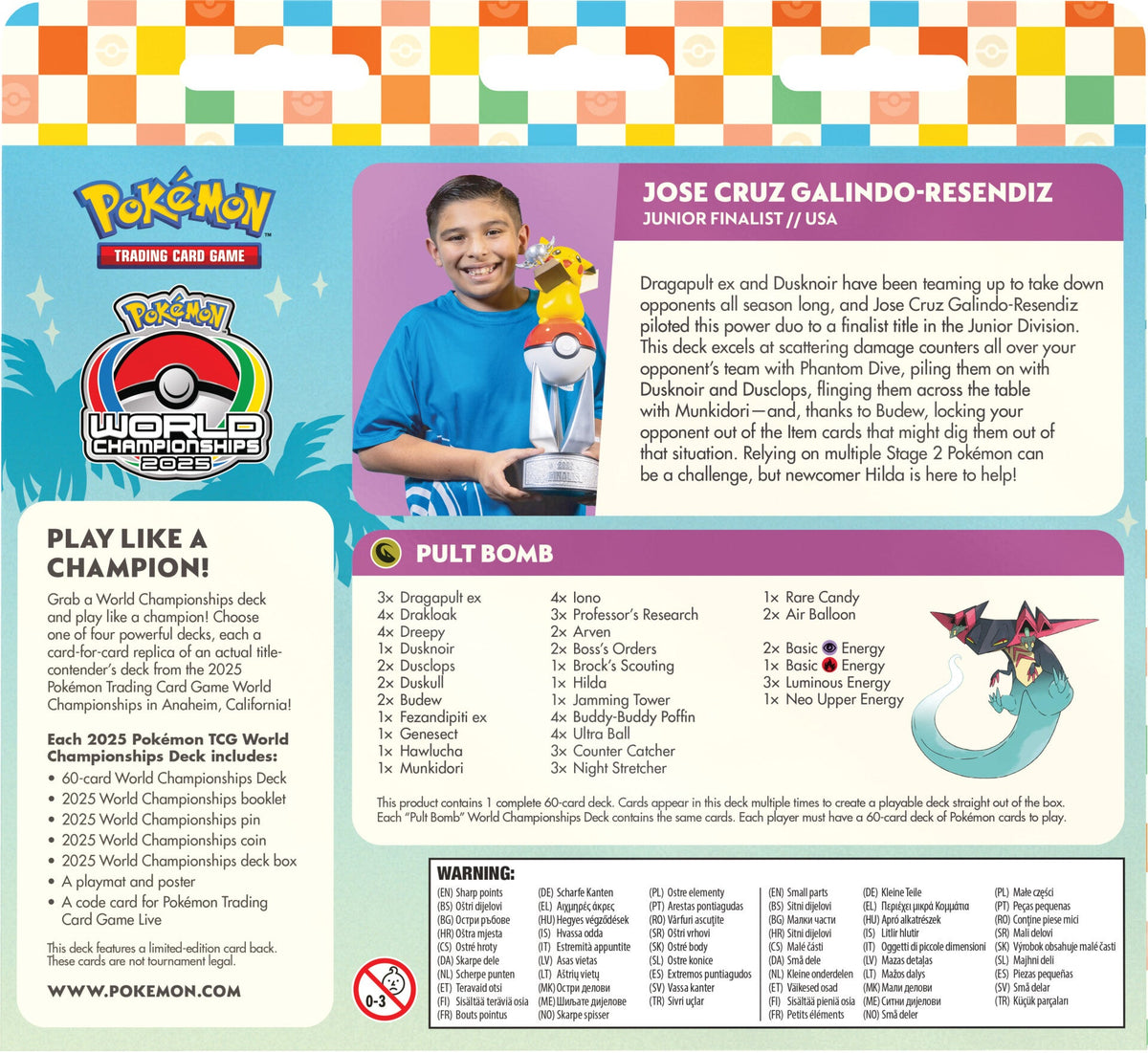Pokemon TCG: 2025 World Championship Deck-Gardevoir-The Pokémon Company International-Ace Cards & Collectibles