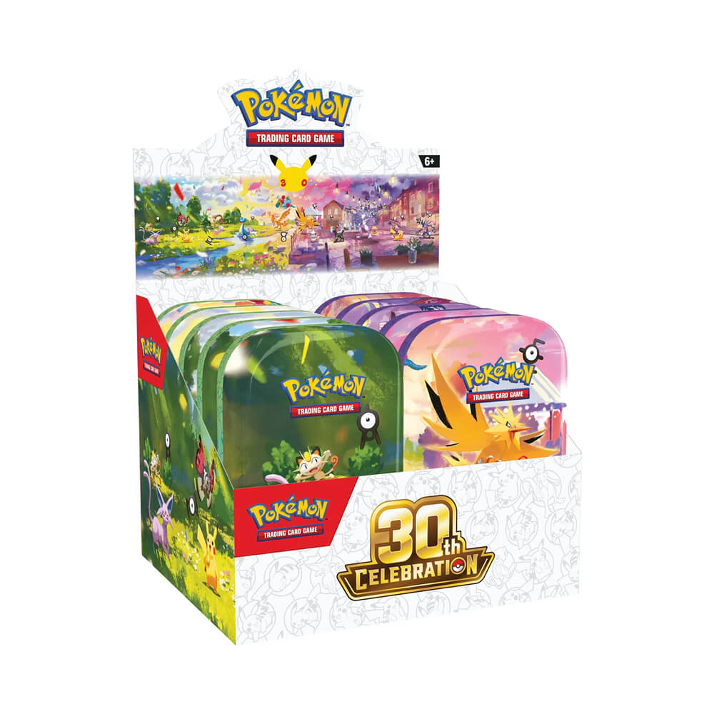 Pokemon TCG: 30th Celebration Mini Tin-Whole Set (10pcs)-The Pokémon Company International-Ace Cards & Collectibles