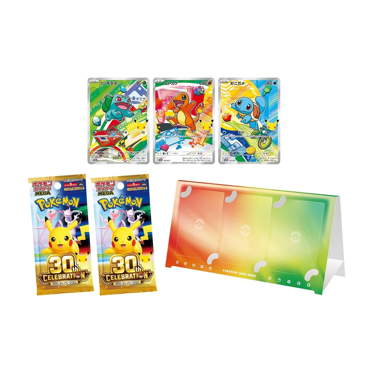 Pokemon TCG : 30th Celebration Starter Card Set (Japanese)-Kanto 1st-The Pokémon Company International-Ace Cards & Collectibles