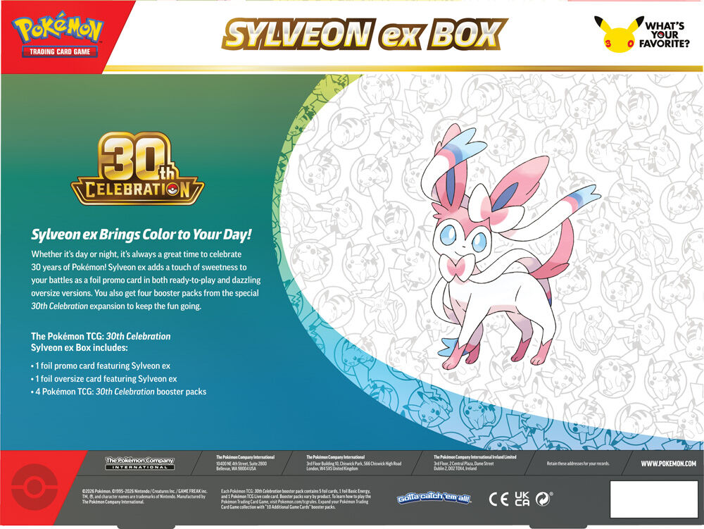 Pokemon TCG: 30th Celebration Sylveon EX & Greninja EX Box-Greninja EX Box-The Pokémon Company International-Ace Cards & Collectibles