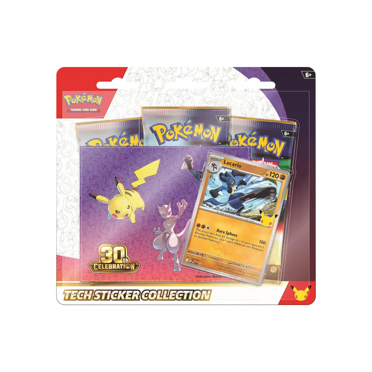 Pokemon TCG: 30th Celebration Tech Sticker Collection-Lucario-The Pokémon Company International-Ace Cards & Collectibles