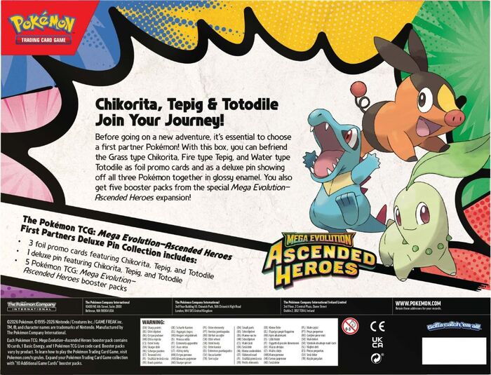 Pokemon TCG: Ascended Heroes First Partner Deluxe Pin Collection-The Pokémon Company International-Ace Cards & Collectibles