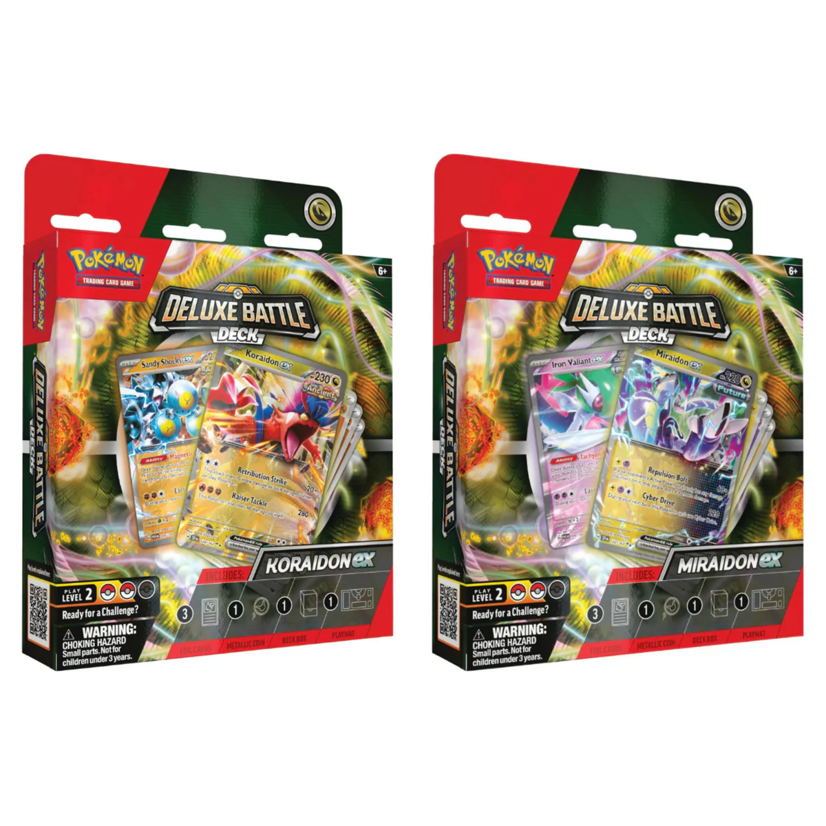 Pokemon TCG: August Deluxe Battle Deck Miraidon / Koraidon EX-Miraidon EX-The Pokémon Company International-Ace Cards & Collectibles