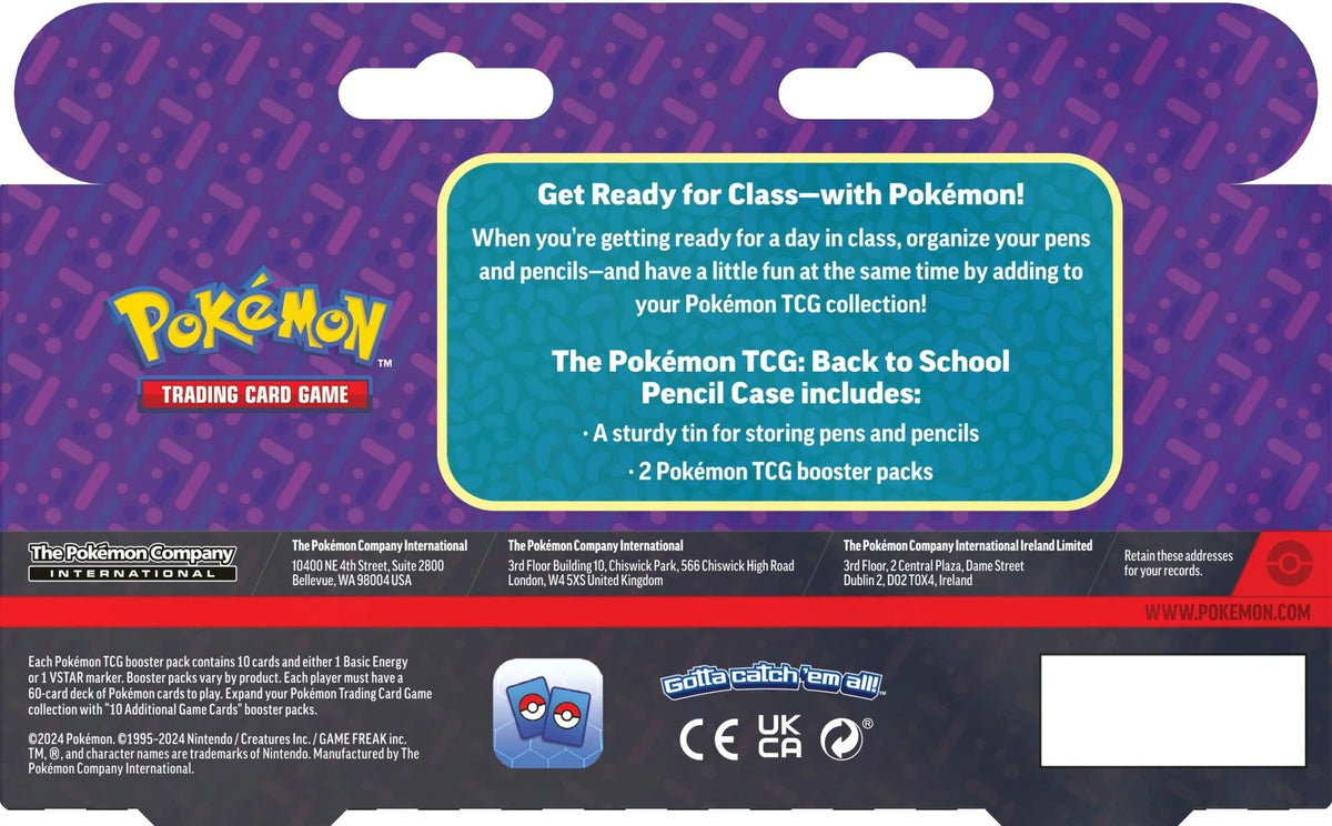 Pokemon TCG: Back To School Pencil Case-The Pokémon Company International-Ace Cards &amp; Collectibles