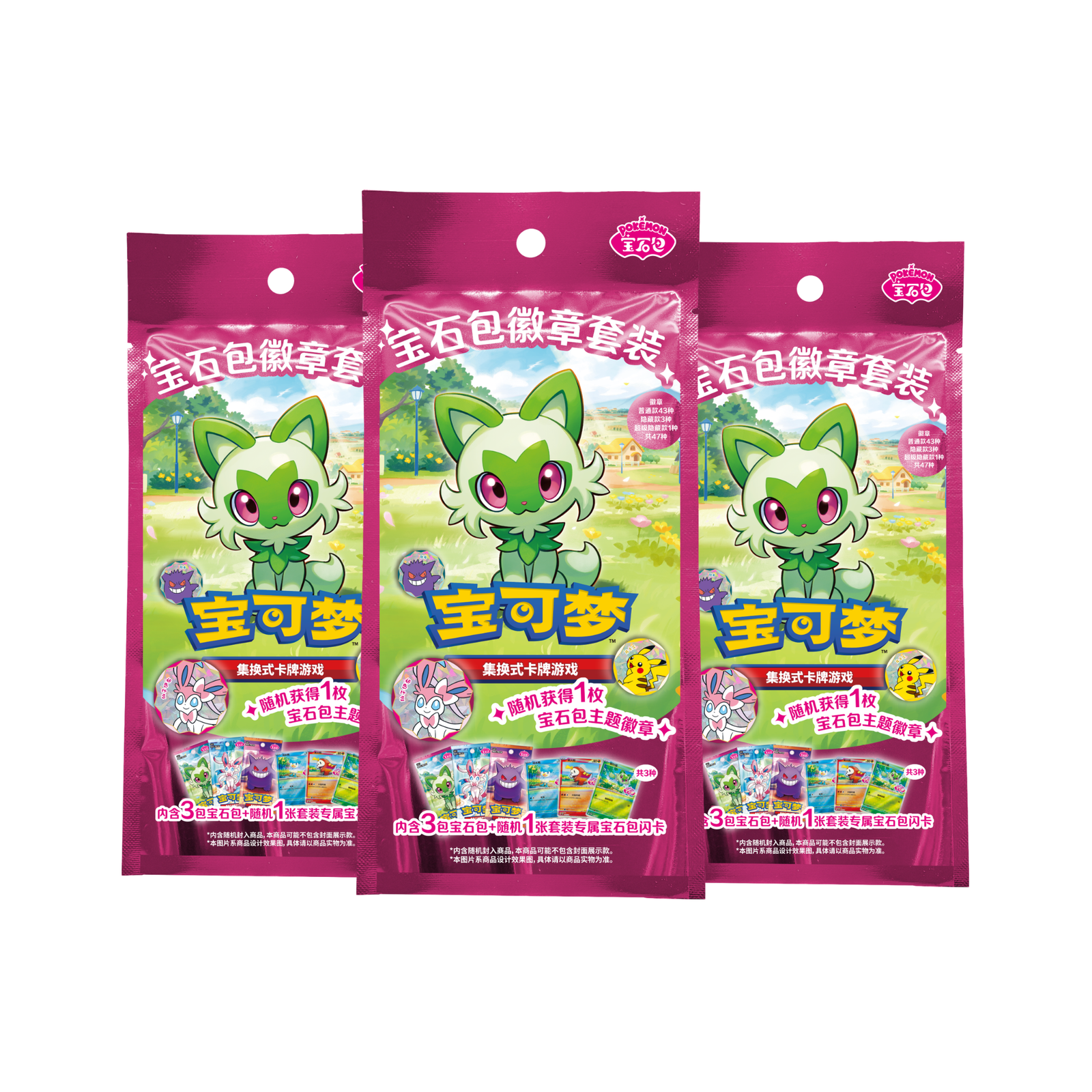 Pokemon TCG 宝可梦 宝石包徽章套装 (Simplified Chinese)-The Pokémon Company International-Ace Cards & Collectibles