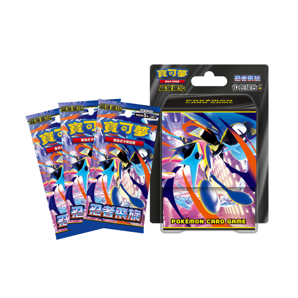 Pokemon TCG 寶可夢集換式卡牌游戲 超級進化 “忍者飛旋” 10包組合Plus [M4-P10] (Traditional Chinese)-The Pokémon Company International-Ace Cards & Collectibles