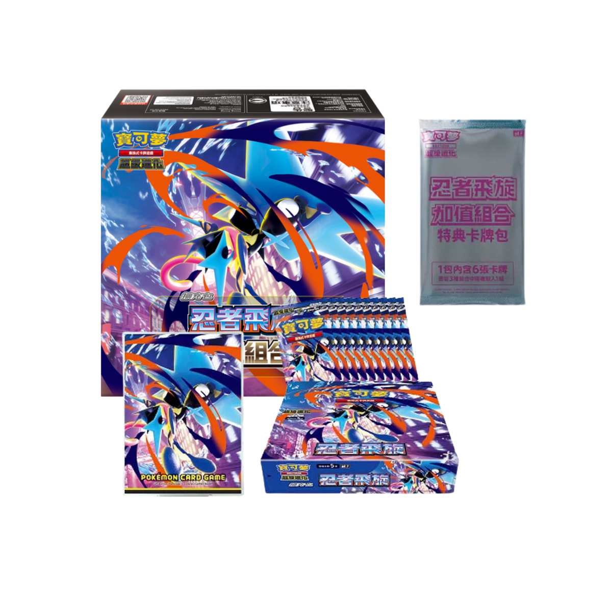 Pokemon TCG 寶可夢集換式卡牌游戲 超級進化 “忍者飛旋” 加值组合 [M4-40P] (Traditional Chinese)-The Pokémon Company International-Ace Cards & Collectibles