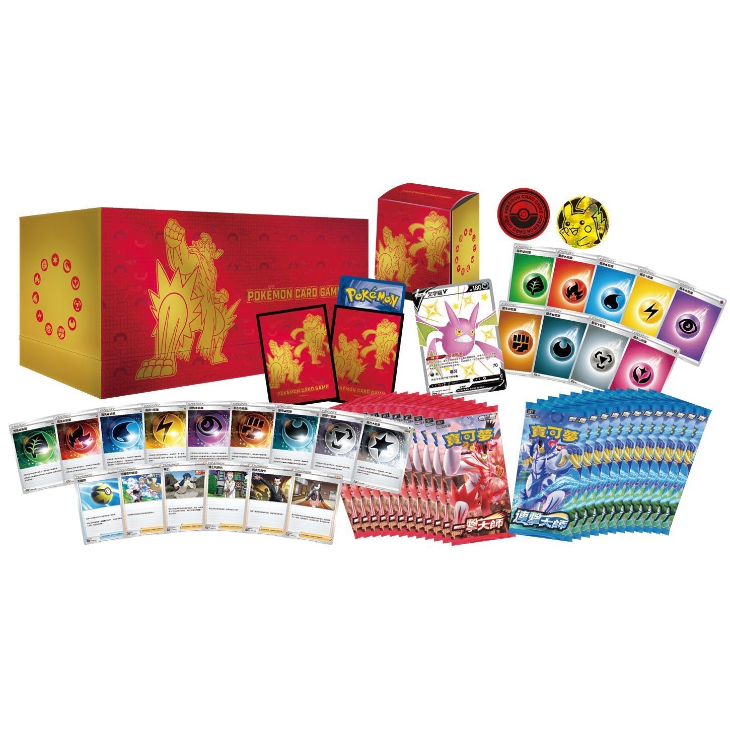 Pokemon TCG 寶可夢 擴充包 劍&盾 頂級強化箱 (Traditional Chinese)-The Pokemon Company International-Ace Cards & Collectibles