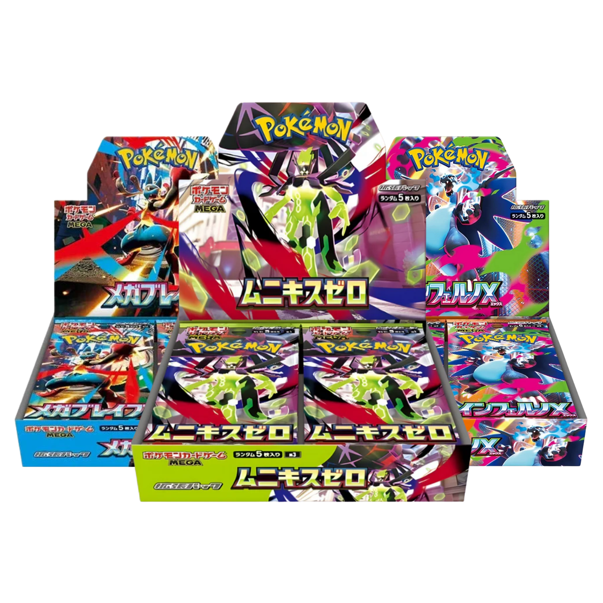 Pokemon TCG: Booster Box "Munikis Zero/Mega Dreams Ex M2a/Inferno X M2" (Japanese)-M3-The Pokémon Company International-Ace Cards & Collectibles