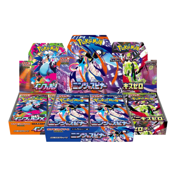 Pokemon TCG: Booster Box "Ninja Spinner/Munikis Zero/Mega Dreams Ex M2a/Inferno X M2" (Japanese)-M4-The Pokémon Company International-Ace Cards & Collectibles