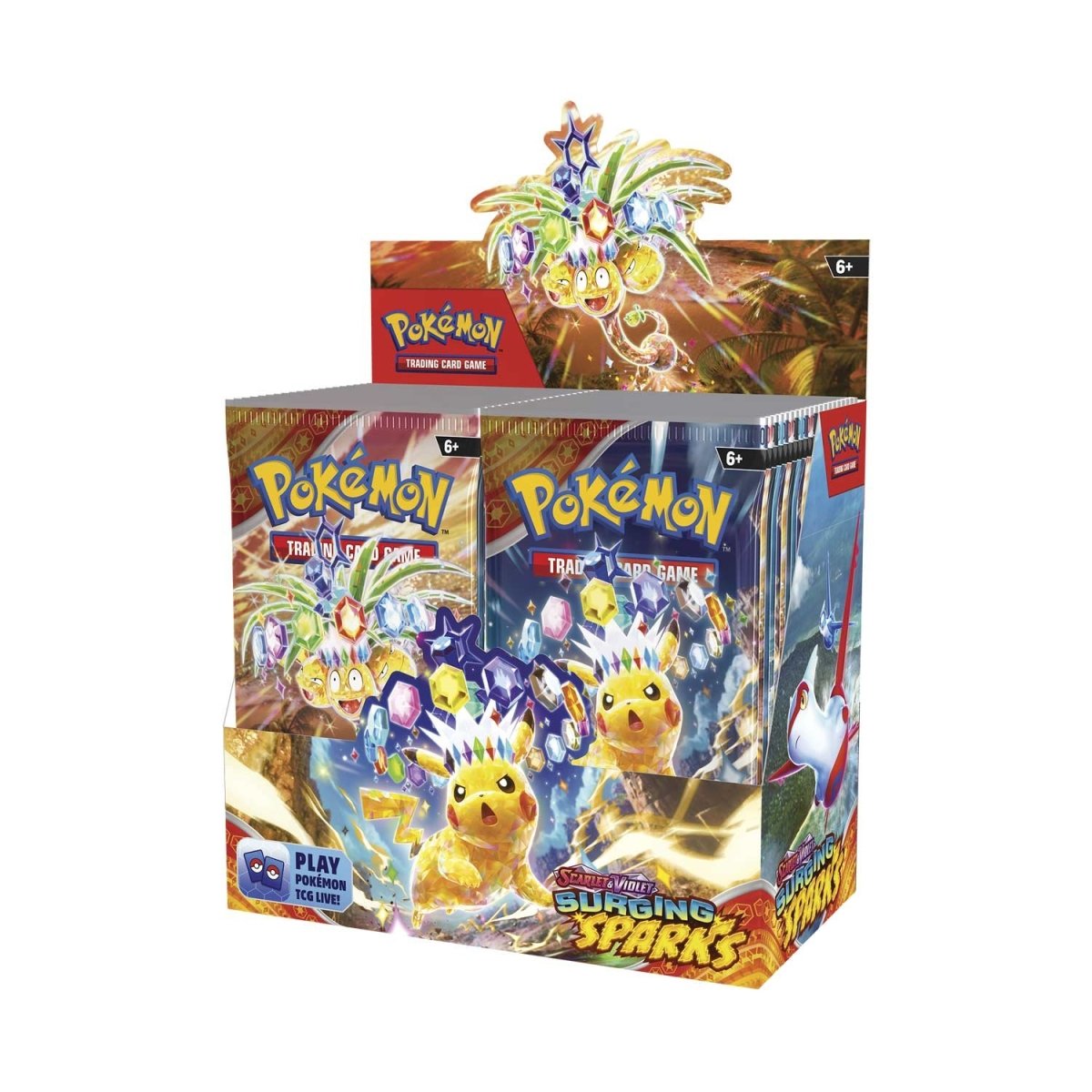 Pokémon TCG: Booster Box [SV4 Paradox Rift / SV5 Temporal Forces / SV9 Journey Together]-Surging Sparks SV8-The Pokémon Company International-Ace Cards &amp; Collectibles