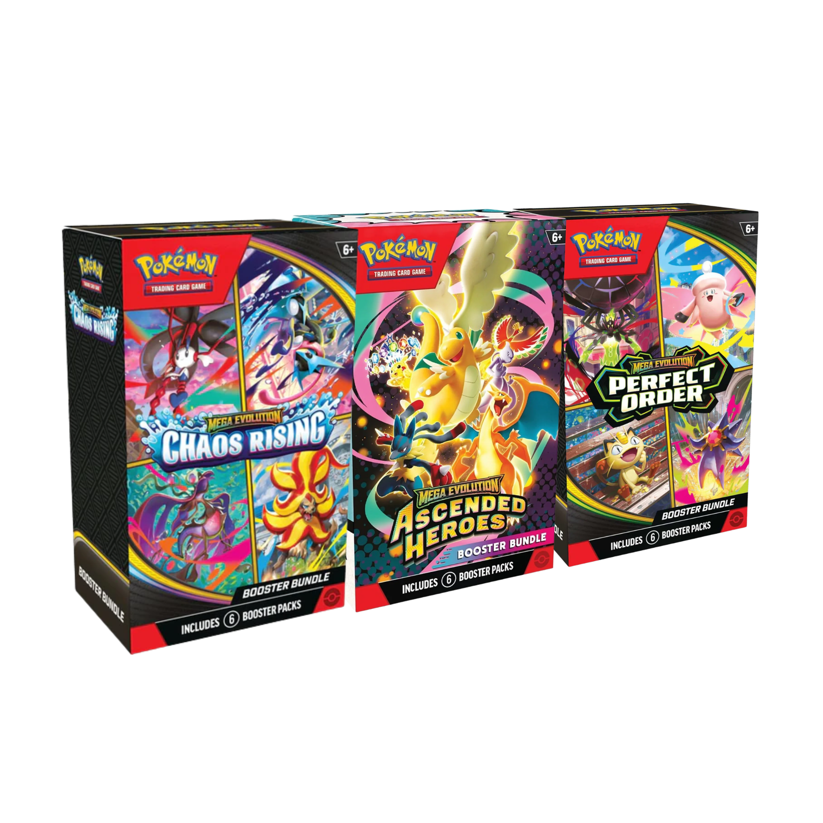 Pokemon TCG: Booster Bundle [Chaos Rising ME04/Perfect Order ME03/Ascended Heroes ME2.5/]-Chaos Rising-The Pokémon Company International-Ace Cards & Collectibles