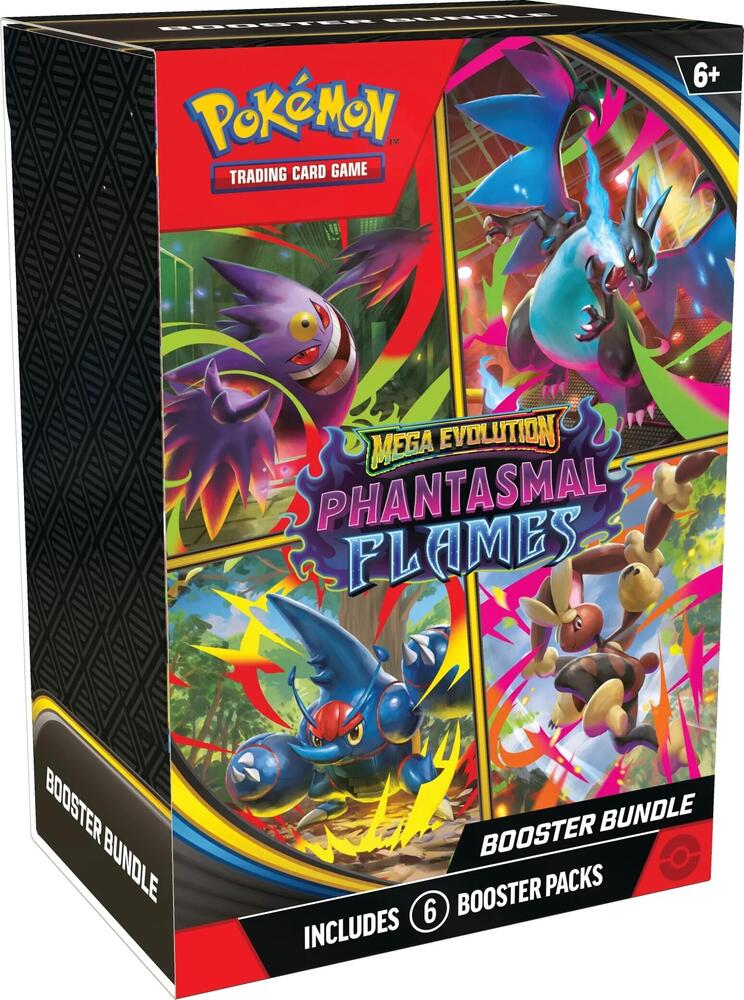 Pokemon TCG: Booster Bundle [Phantasmal Flame ME02/Black Bolt & White Flare SV11/Prismatic Evolution SV8.5]-Phantasmal Flames-The Pokémon Company International-Ace Cards & Collectibles