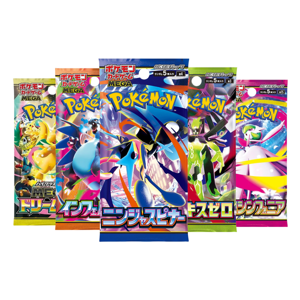 Pokemon TCG: Booster Packs [Ninja Spinner M4/Munikis Zero/Mega Dreams Ex M2a/Inferno X M2] (Japanese)-M4-The Pokémon Company International-Ace Cards & Collectibles