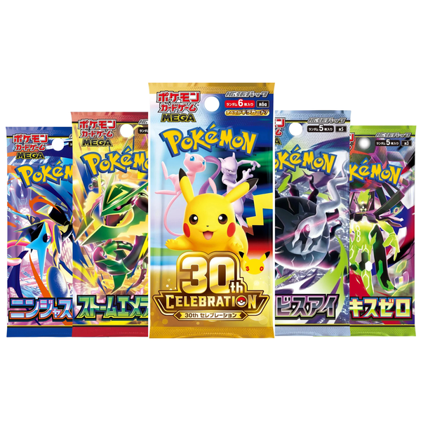 Pokemon TCG: Booster Packs [Storm Emeralda/Ninja Spinner M4/Munikis Zero/Mega Dreams Ex M2a] (Japanese)-M6A-The Pokémon Company International-Ace Cards & Collectibles