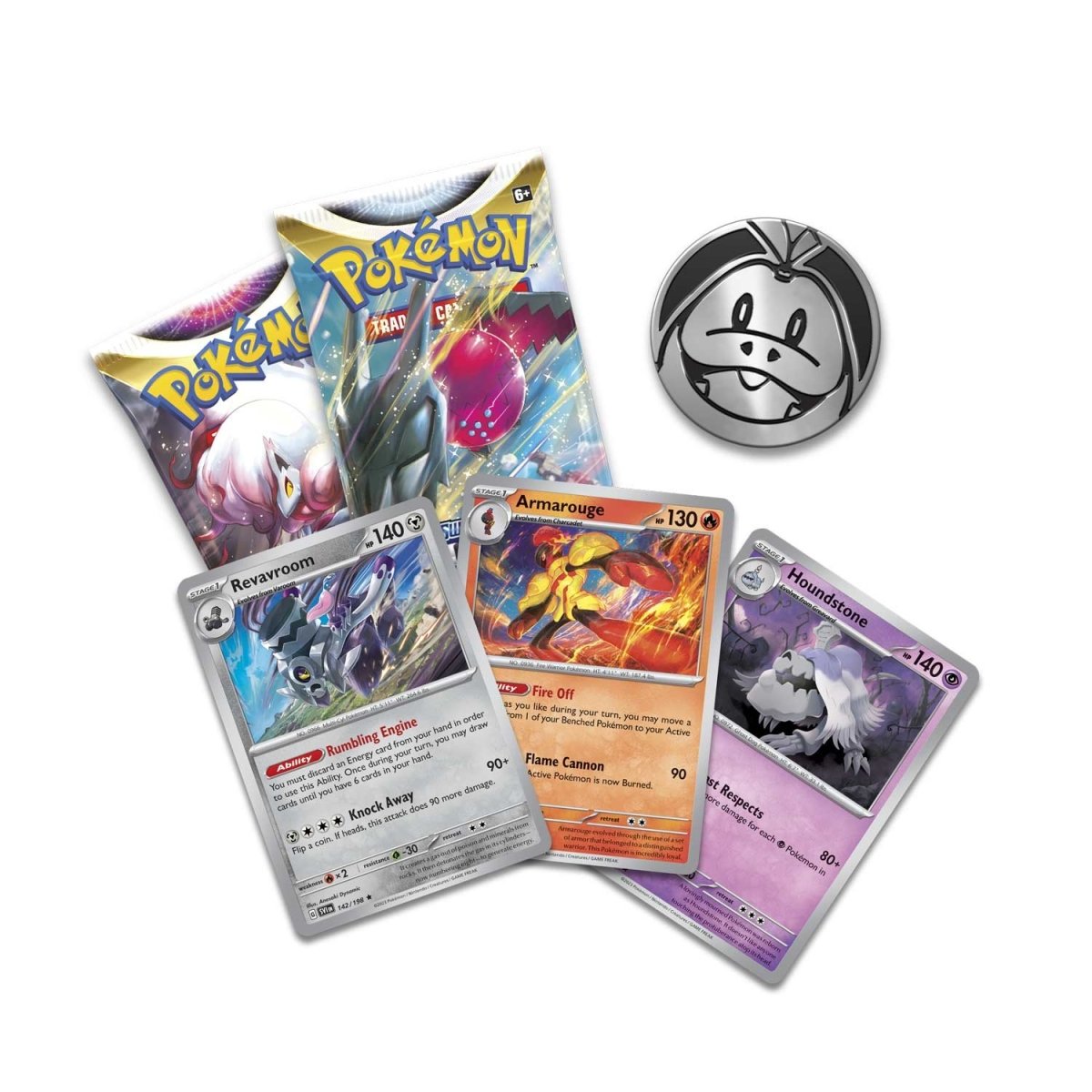 Pokemon TCG: Enhanced 2-Pack Blister (Revavroom/Armarouge/Houndstone)-The Pokémon Company International-Ace Cards &amp; Collectibles
