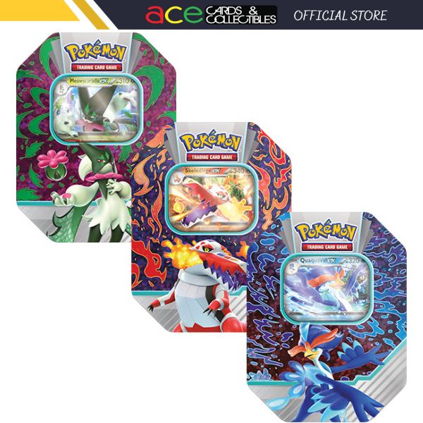 Pokemon TCG: Fall EX Tins 2023-Meowscarada EX-The Pokémon Company International-Ace Cards & Collectibles