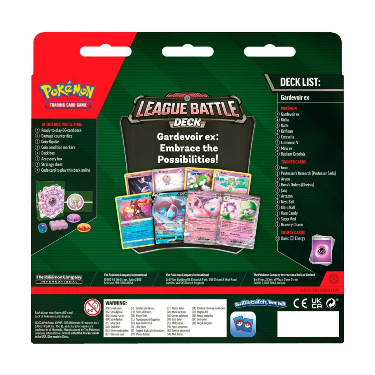 Pokemon TCG: Gardevoir EX League Battle Deck-The Pokémon Company International-Ace Cards & Collectibles
