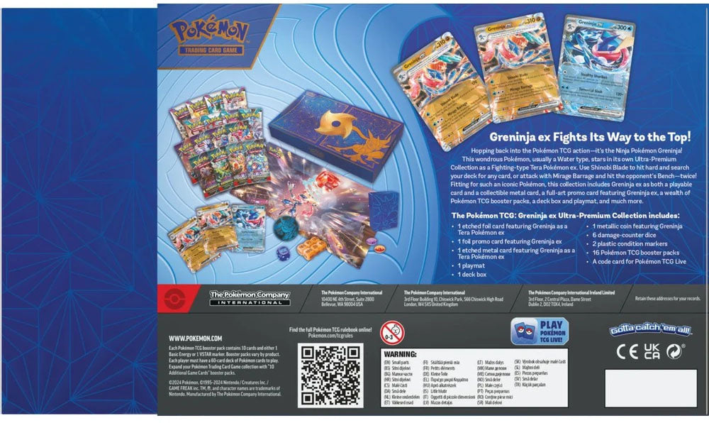 Pokemon TCG: Greninja EX Ultra-Premium Collection-Deposit (Shipping)-The Pokémon Company International-Ace Cards &amp; Collectibles