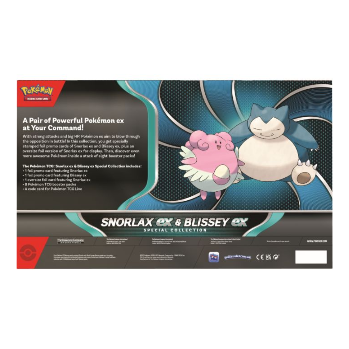 Pokemon TCG: Gym Store Exclusive Special Collection "Snorlax Ex/Blissey Ex"-The Pokémon Company International-Ace Cards & Collectibles