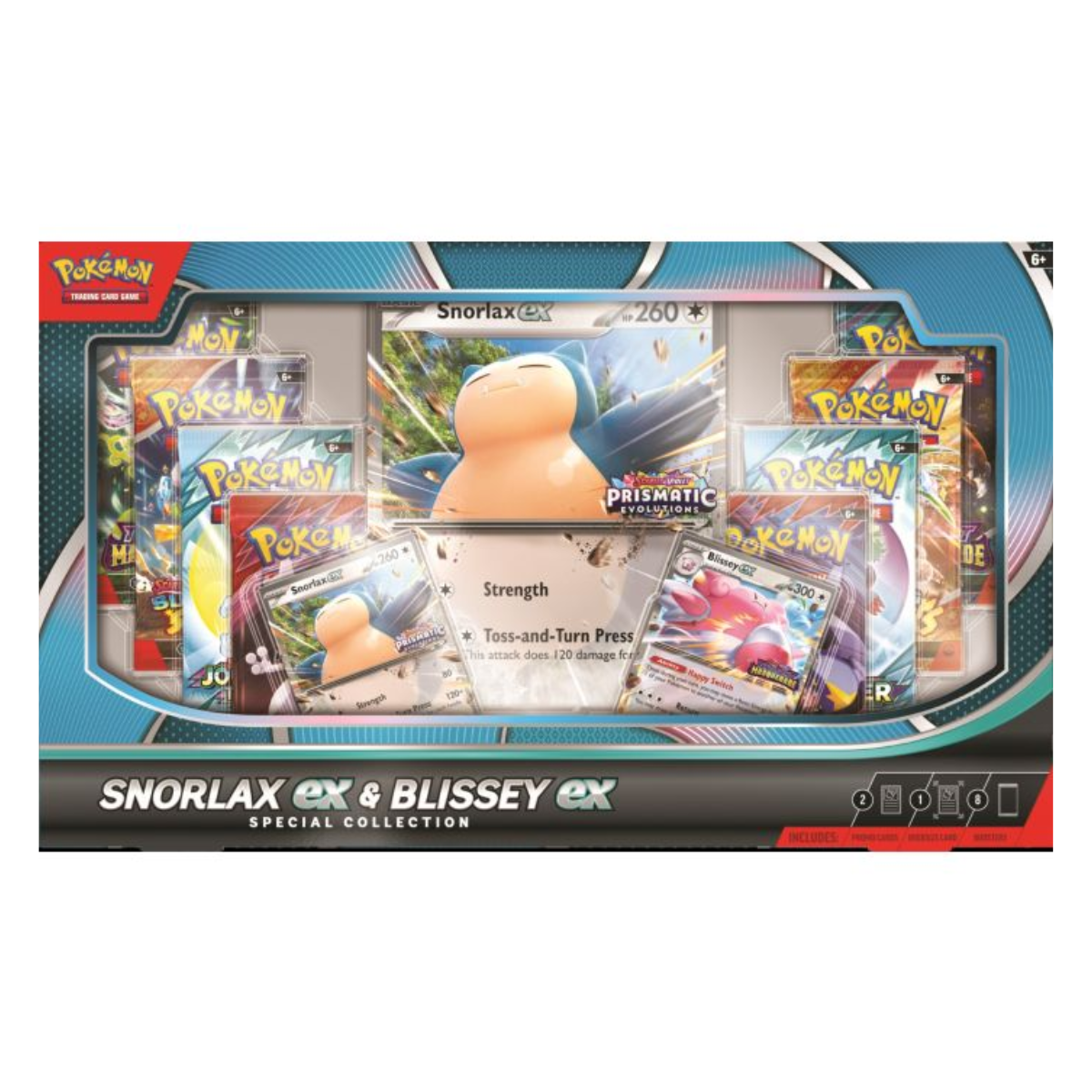 Pokemon TCG: Gym Store Exclusive Special Collection "Snorlax Ex/Blissey Ex"-The Pokémon Company International-Ace Cards & Collectibles