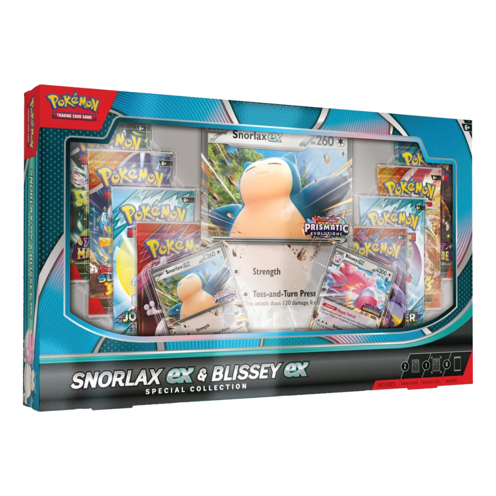 Pokemon TCG: Gym Store Exclusive Special Collection "Snorlax Ex/Blissey Ex"-The Pokémon Company International-Ace Cards & Collectibles