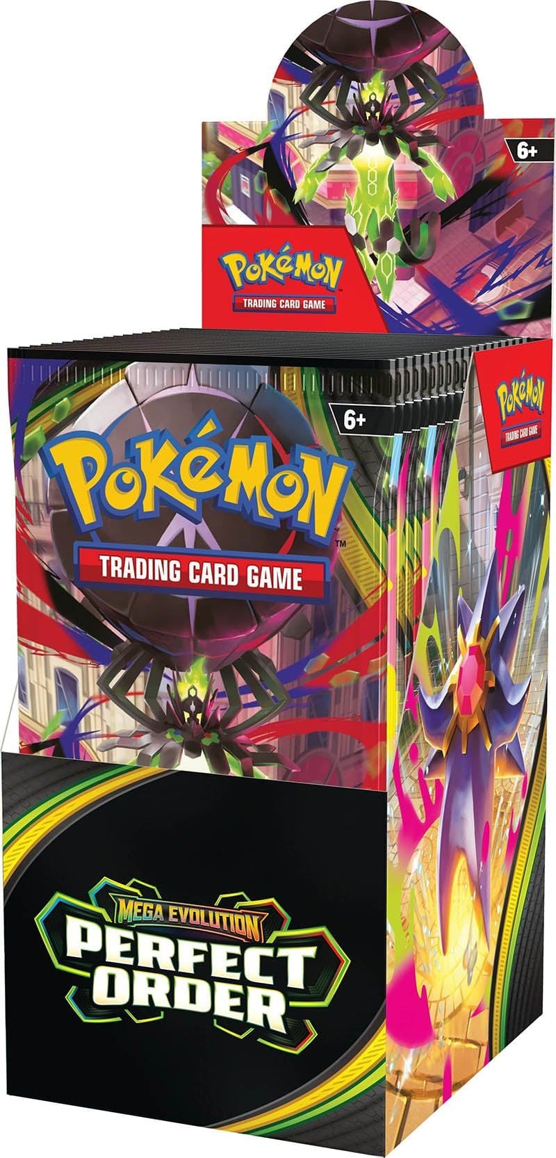Pokemon TCG: Half Booster Box [Pitch Black ME05/Chaos Rising ME04/Perf