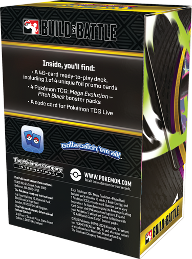 Pokemon TCG: ME05 Pitch Black Build & Battle Box-The Pokémon Company International-Ace Cards & Collectibles