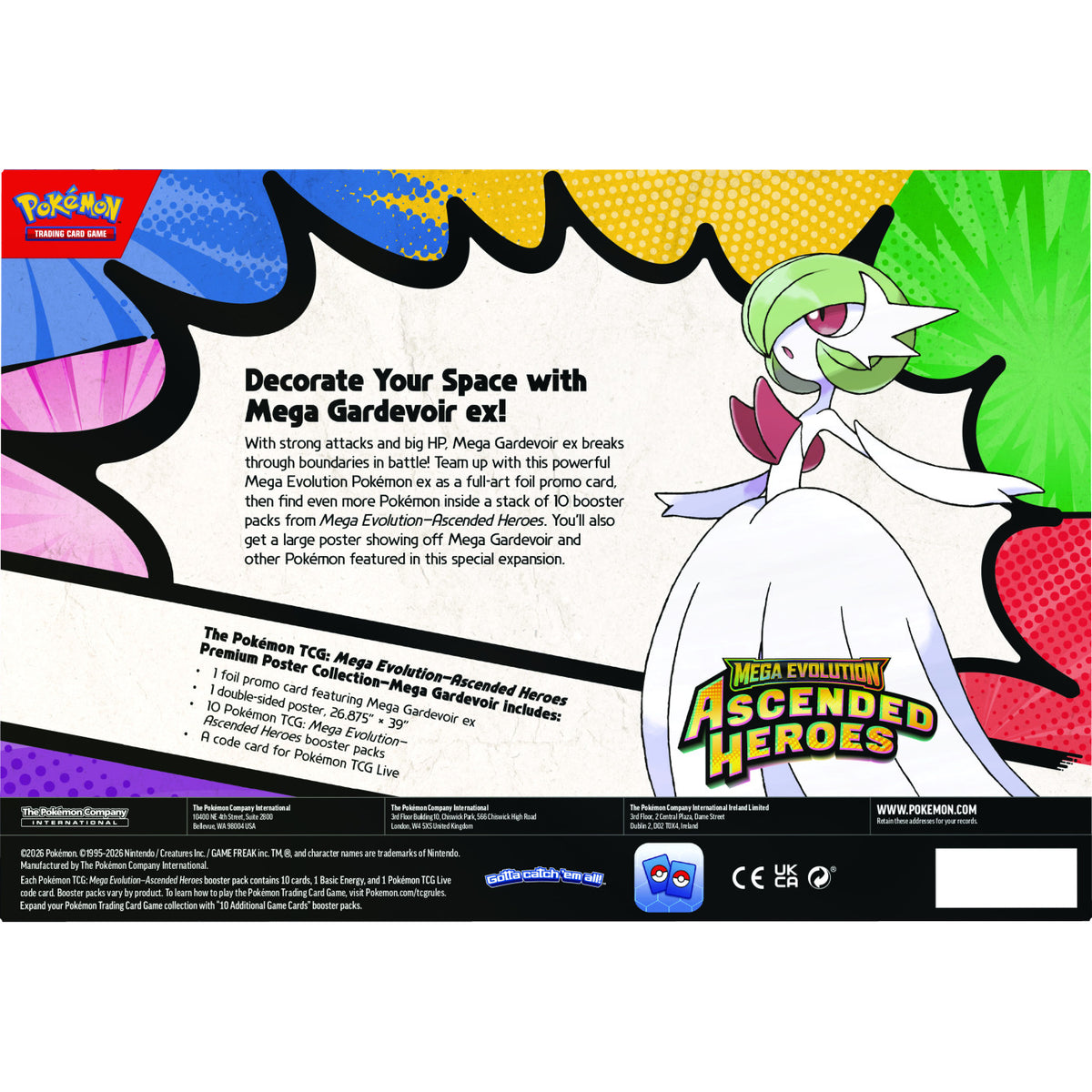 Pokemon TCG: Mega Evolution "Ascended Heroes Premium Poster Collection"-Mega Lucario-The Pokémon Company International-Ace Cards & Collectibles