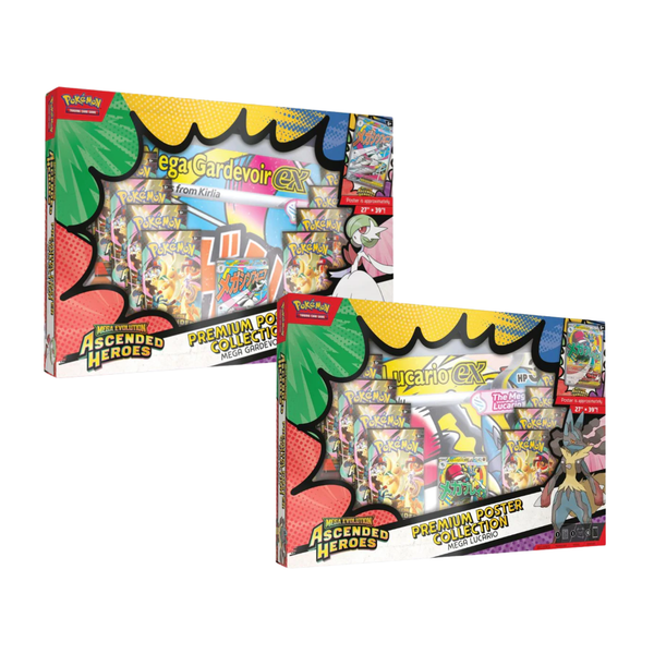 Pokemon TCG: Mega Evolution "Ascended Heroes Premium Poster Collection"-Mega Lucario-The Pokémon Company International-Ace Cards & Collectibles