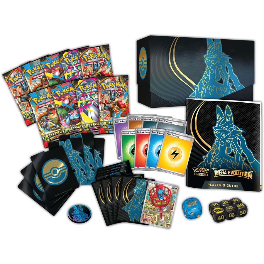 Pokemon TCG: Mega Evolution ME01 Elite Trainer Box-Lucario-The Pokémon Company International-Ace Cards & Collectibles
