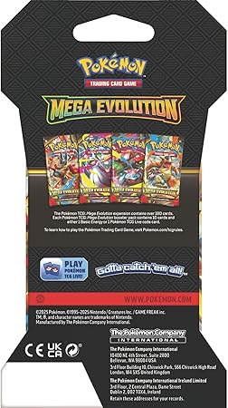 Pokemon TCG: Mega Evolution ME01 Sleeved Booster Pack-The Pokémon Company International-Ace Cards & Collectibles