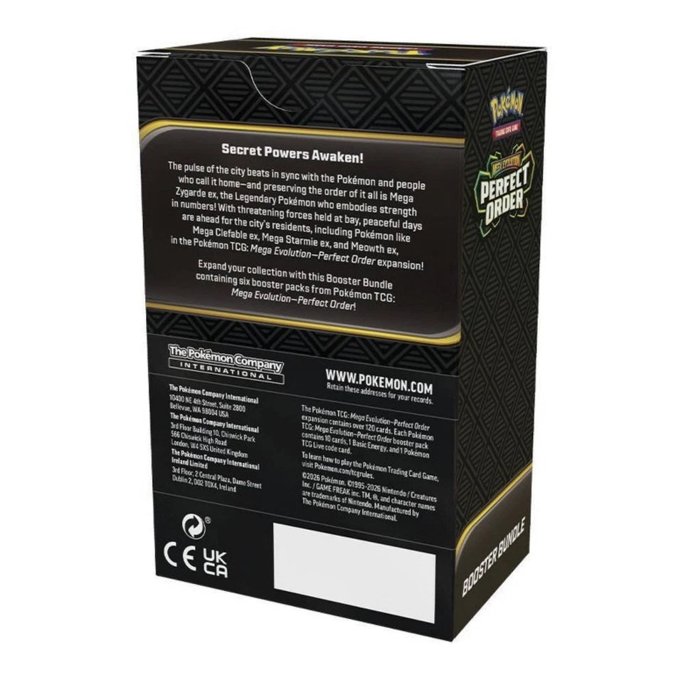 Pokemon TCG : Mega Evolution Perfect Order ME03 Booster Bundle-The Pokémon Company International-Ace Cards & Collectibles