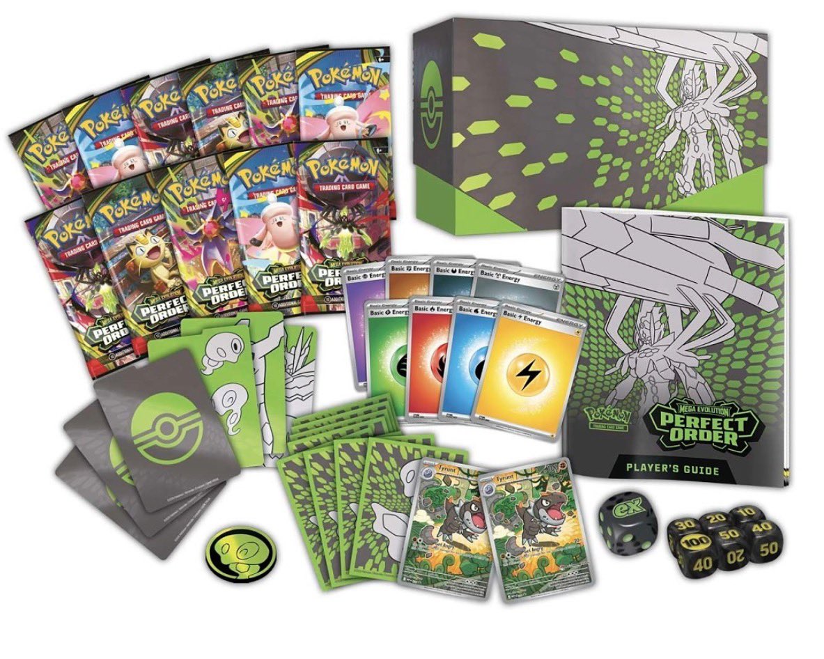 Pokemon TCG : Mega Evolution Perfect Order ME03 Elite Trainer Box-The Pokémon Company International-Ace Cards & Collectibles