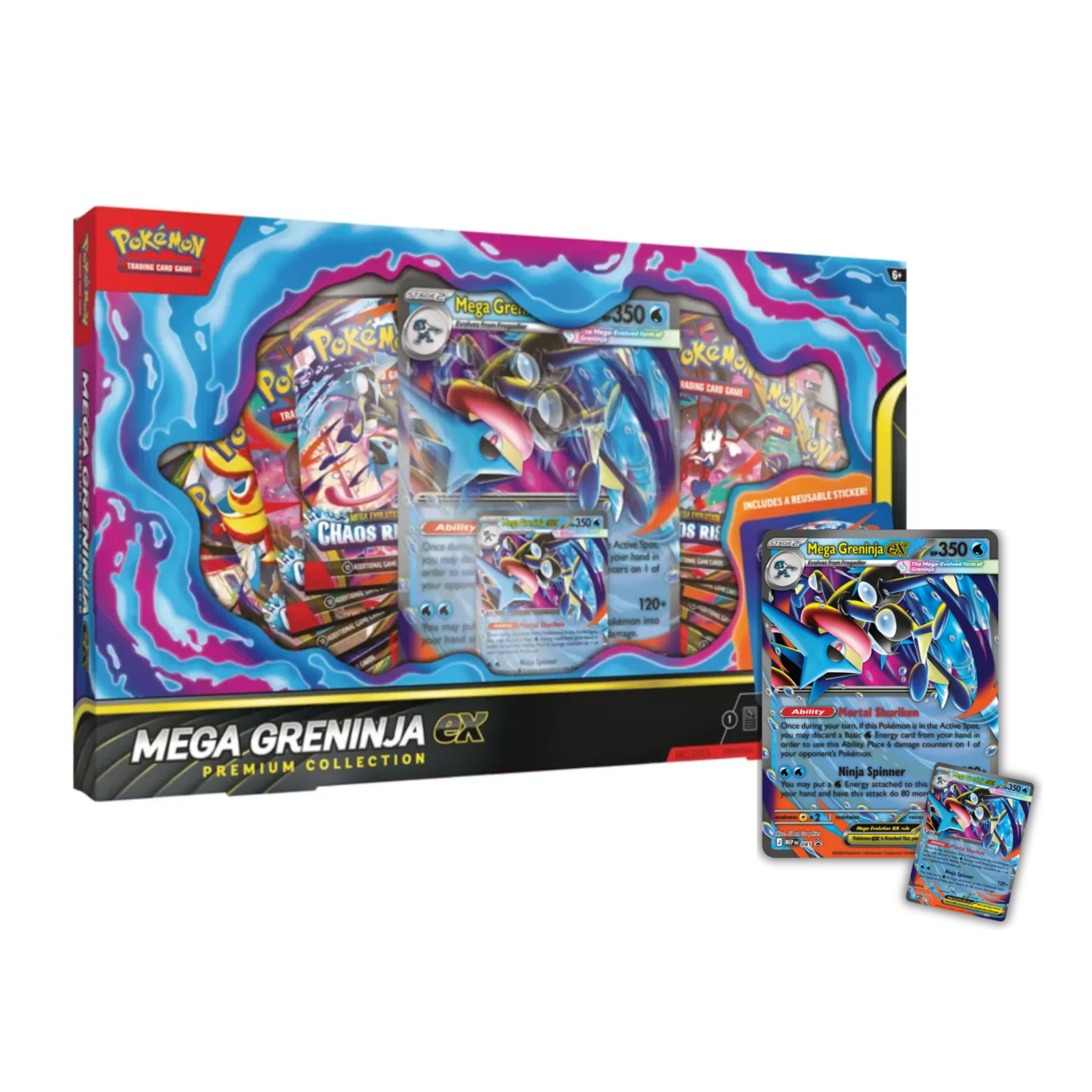Pokemon TCG: Mega Greninja EX Premium Box-The Pokémon Company International-Ace Cards & Collectibles