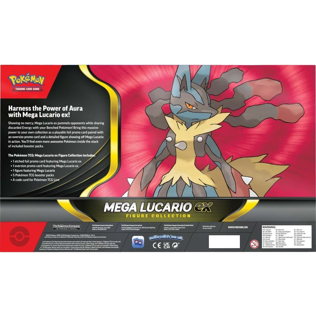 Pokemon TCG: Mega Lucario Ex Figure Box-The Pokémon Company International-Ace Cards & Collectibles