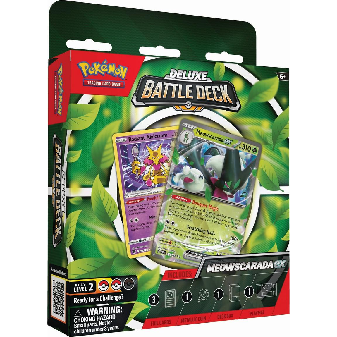 Pokemon TCG: (Meowscarada EX / Quaquaval EX ) Deluxe Battle Deck-Meowscarada EX-The Pokémon Company International-Ace Cards & Collectibles