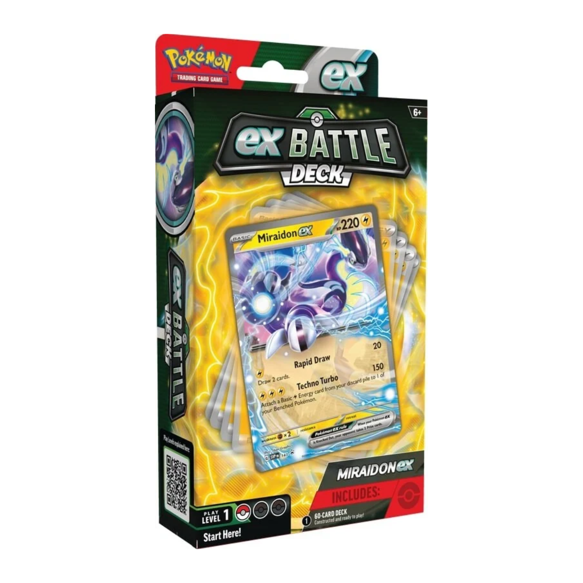 Pokémon TCG: (Miraidon EX/Victini EX) July Battle Deck-Miraidon EX-The Pokémon Company International-Ace Cards &amp; Collectibles