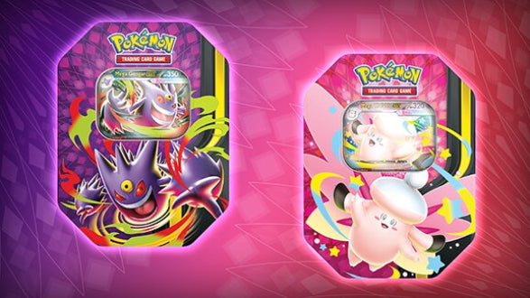 Pokemon TCG: Moonlit Summer Tin (Mega Gengar EX / Mega Clefable EX) Sets-The Pokémon Company International-Ace Cards & Collectibles